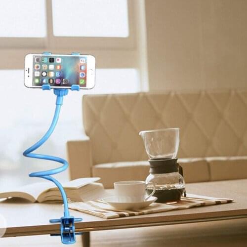 Flexible 360 Clip Mobile Cell Phone Holder Lazy Bed Desktop Bracket Mount Stand Universal Phone Holder Stand Base bracket U3