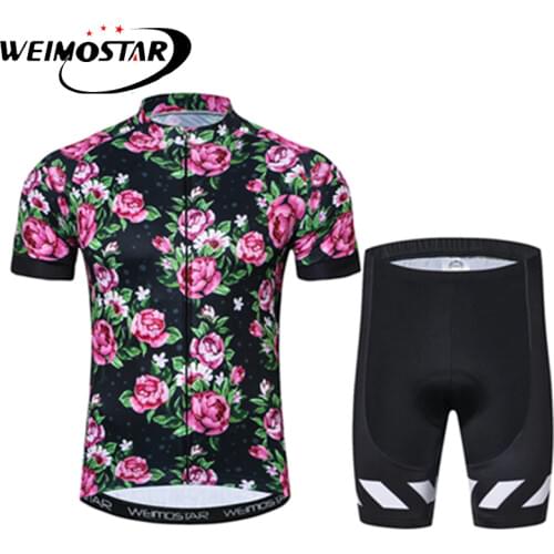 Weimostar Pro Bicycle Racing Team Short Sleeve Maillot Ciclismo Mens Cycling Jersey Summer breathable Cycling Clothing Sets
