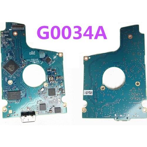 Hard drive PCB controller G0034A for Toshiba 2.5 inch USB 3.0 hdd data recovery hard drive repair MQ04UBB400 MQ04UBD200