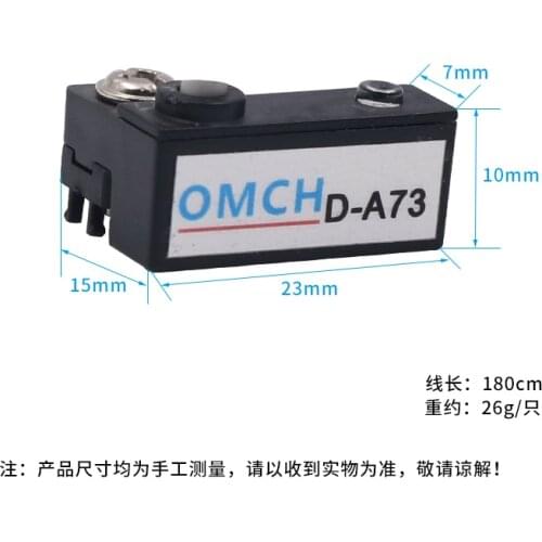 OMCH Automation magnetic switch inductor D-A73 proximity switch cylinder 12V sensor normally open no
