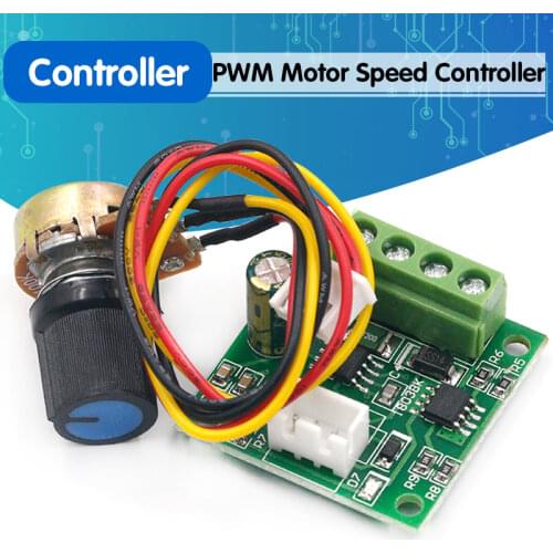 PWM Motor Speed Controller Automatic DC Motor Regulator Control Module Low Voltage DC 1.8V to 15V 2A