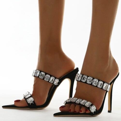 2021 Summer New Style Italian Roman Style Simple Sandals Large Size 35-42 Size Slippers Women Shoes for Women 35-42size