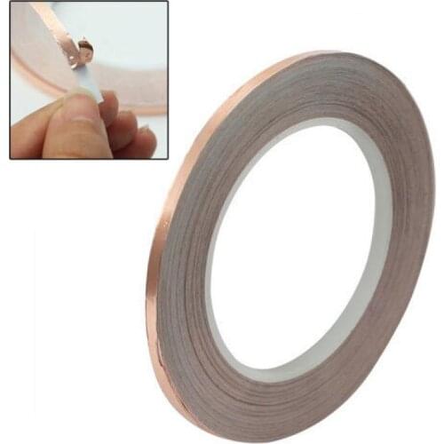1 Roll One side Single Conductive Copper Foil Shielding Tape 5MM x 30M HOT SELL