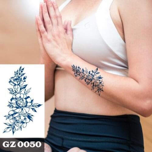 1Pcs Herbal Extracts Juice Tattoos Body Art Waterproof Temporary Tattoo Sticker For Men Women