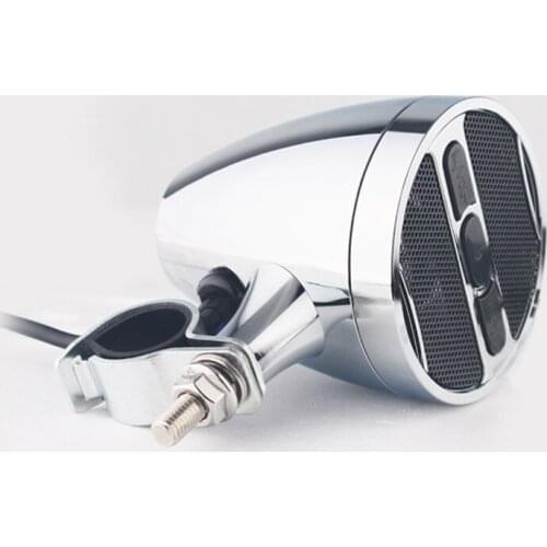 12V motorcycle MP3 bluetooth audio full metal handlebar audio electric car waterproof speaker card radio speaker