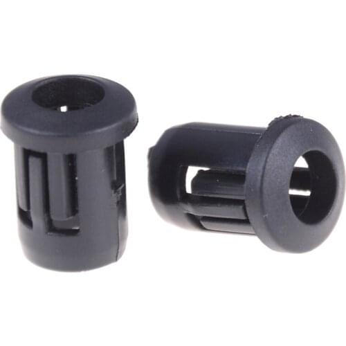 20pcs 3mm/5mm/8mm/10mm Black Plastic Lamp LED Diode Holder Black Clip Bezel Socket Mount