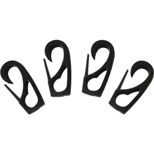 4Pcs Nylon Bungee Shock Cord Rope Hook Clip Snap for Kayak Canoe Boat Dinghy