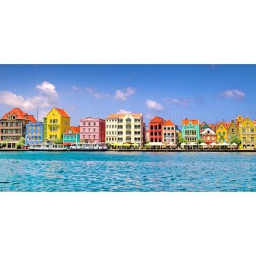 5D DIY diamond painting Sea view house Full square/round Embroidery Pattern 3D Cross stitch kits mosaic wall stickers DS5335