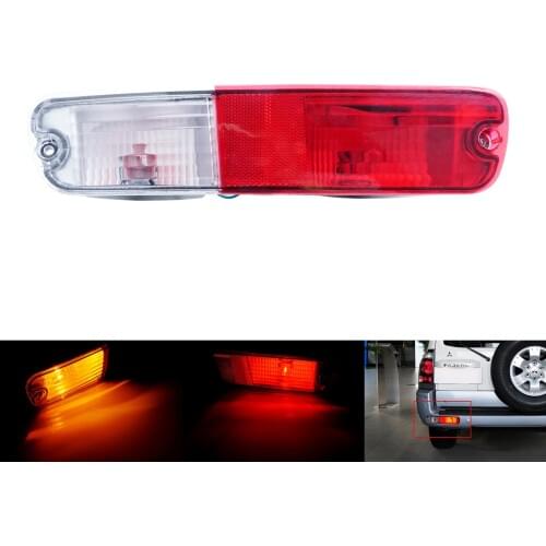 ANGRONG Rear Bumper Light Left N/S For Mitsubishi Pajero Montero Shogun V73 V77 2002-06