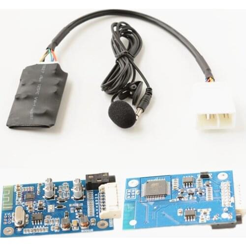 Car Bluetooth AUX Adapter Microphone Handsfree for Honda Goldwing GL1800Bluetooth wireless music disc box Support steering wheel