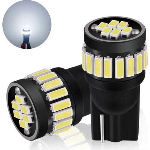 JIACHI 100PCS T10 LED Bulbs 194 168 5W5 4014Chips 21SMD Car Side Marker Width Parking Lamp Position Lights DC12-24V Super Bright