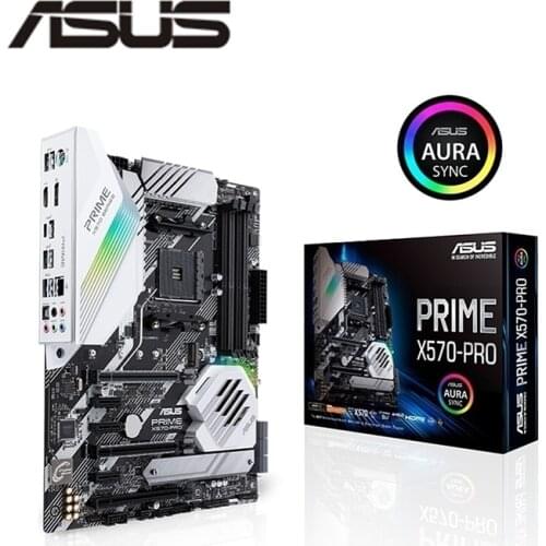 NEW For ASUS PRIME X570-PRO Motherboard Socket AM4 DDR4 For AMD X570M X570 Original Desktop PCI-E 4.0 m.2 sata3 Mainboard
