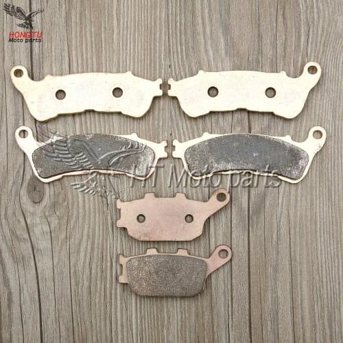 Metal sintering brake pads For Honda CB400 REVO ABS XL 700 Transalp 08-11 CB600 CB600F Hornet 07-12 NC 700 NC700 12-13 CBF 600