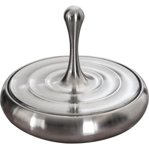 Metal Water Drop Gyro Relieves Stress, Adult Decompression, Hand-twisted Desktop Toy, High-speed Rotating Christmas Gift