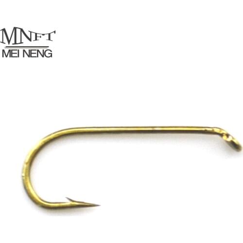 MNFT 500PCS/Lot 10# 12# Copper Color Sharp Fly Tying DIY Fish Hook Sharpened Hooks From Fly Tying Material