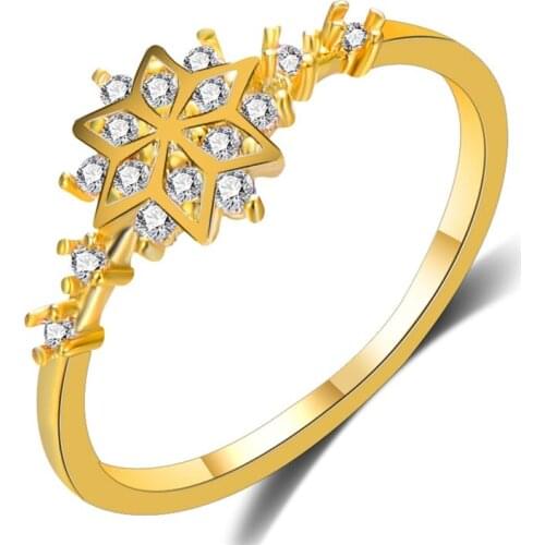 Fashion High Quality Zircon Colourful Flower Geometric Irregularity Ring For Women Men Romantic Wedding Crystal Couple Gifts