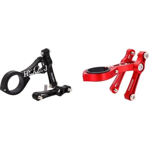 MZYRH Bicycle Double Water Bottle Cage Holder Mount Adapter Adjustable Compatible Bike Seat Post Back Water Bottle Holder Cage R