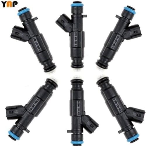 NEW FUEL INJECTOR (6) FOR Jeep Wrangler Grand Cherokee Cherokee 4.0L I6 0280155923 0280155784 1999-2004