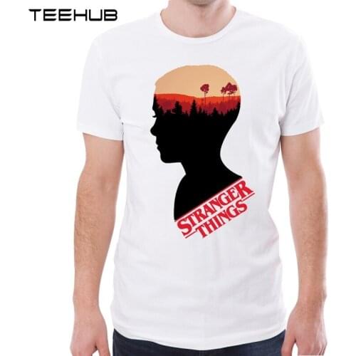 TEEHUB New Arrival 2019 Men Fashion Stranger Things Printed T-Shirt Short Sleeve Casual O-neck Tee Hipster Cool Tops