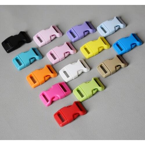 1 Pcs Plastic Quick Side Release Buckles For Dog Collars Garment Accessories 15mm Webbing Handmade Accessories