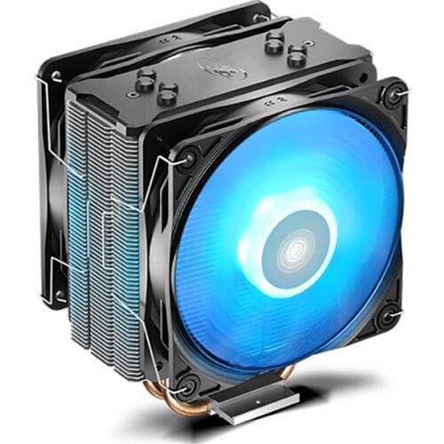 Deepcool GAMMAXX 400 PRO CPU air-cooled radiator, Ø6 mm×4 heat pipe, dual 120mm fans, support Intel LGA1200/1366/115X AM4