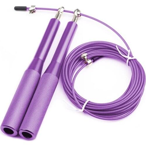 Speed Jump Rope Crossfit Training Professional Fitness Skip Workout Gym MMA Boxing Adjustable Skipping Rope Cable Steel Exercise