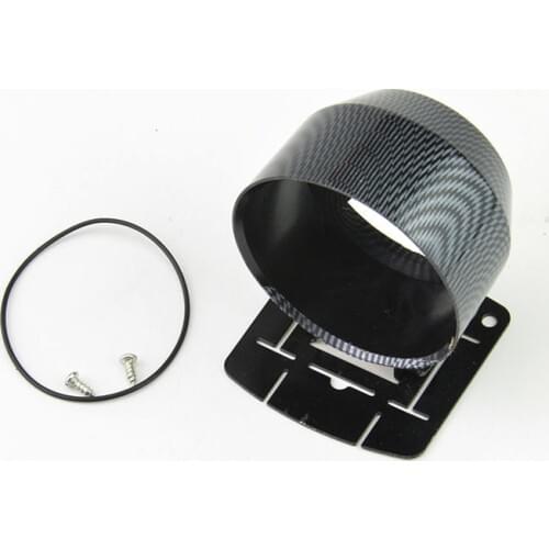 60mm carbon grain Universal Car Plastic Heavy Duty Single Gauge Swivel Pods Mount Holder Water temp gauge pods free shipping