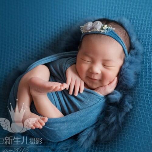 Vintage Soft Jersey Wraps Newborn Baby Stretch Knit Wrap Newborn photo Props Jersey Backdrop Wrap