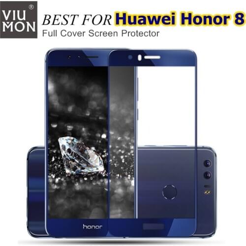 Premium Tempered Glass For Huawei Honor 8 Full Cover Screen Protector For Huawei Honor8 Case Protective Front Glass Film Cover
