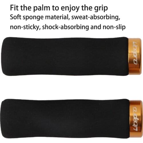 1Pair Bicycle Grips Outdoor MTB Mountain Bike Handlebar Grips Cover Anti-slip Strong Support Grips Bike Part