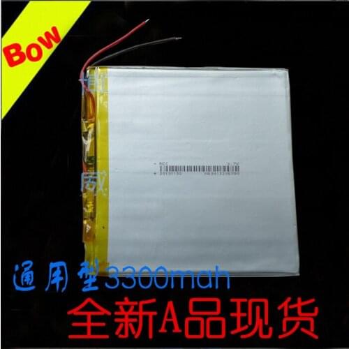 3.7V polymer lithium battery 30101100 3300mAh ultra thin large capacity DIY domestic Tablet PC