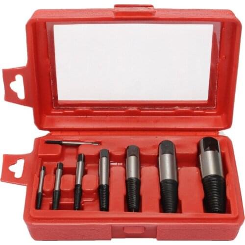 8Pcs/Set Daed Broken Screws Extractor Drill Bits Easy Out Remover Center Drill Daed Bolts With Box 4-45Mm Drill Bit