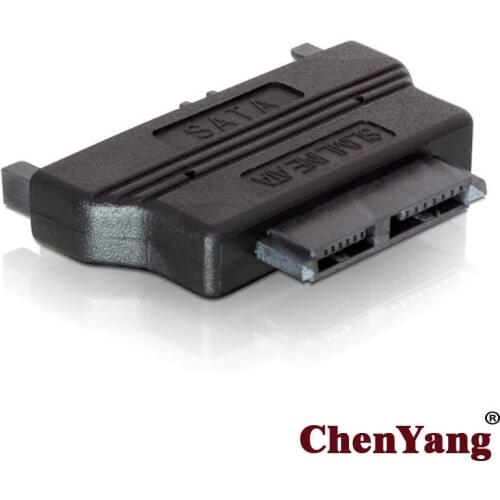 Chenyang SATA 22 Male to Slimline SATA 13 Female Laptop CD ROM Convertor Adapter