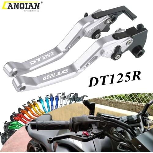 For YAMAHA DT125R DT125 DT 125 R 2000 2001 2002 2003 2004 Motorcycle Aluminum Adjustable Foldable Extendable Brake Clutch Levers