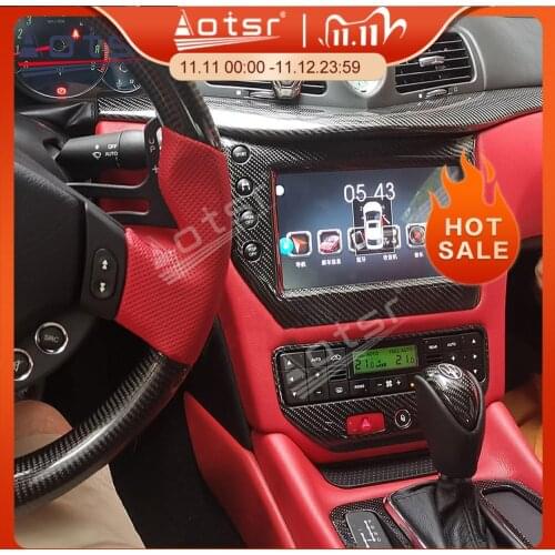 Android 9.0 Car Radio Multimedia Player GPS Navigation For Maserati GT/GC GranTurismo 2007 - 2017 Auto Stereo Audio Head Unit HD