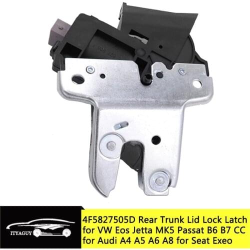4F5 827 505 D Car Bootlid Rear Trunk Lid Lock Latch for VW Jetta MK5 Passat CC Eos for Audi A4 A5 A6 A8 for Seat Exeo 4F5827505D