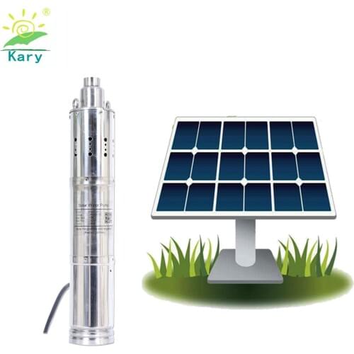 Kary 24v dc brushless head lift 40m solar water pump 1.28 inch outlet stainless steel screw pump
