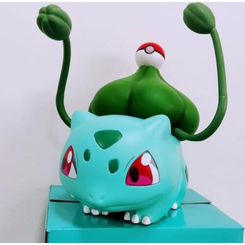 Big Size 1:1 pokemon Bulbasaur with box Fight Ver. Action Figure Toys 30cm