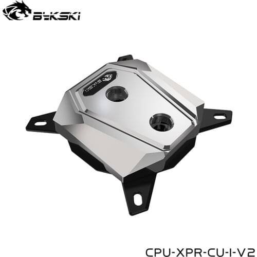 Bykski Full Copper CPU Water Block For Intel LGA 1150 1151 1155 1156 ,2011,2066 ,Processor WaterCooler ,CPU-XPR-CU-I-V2