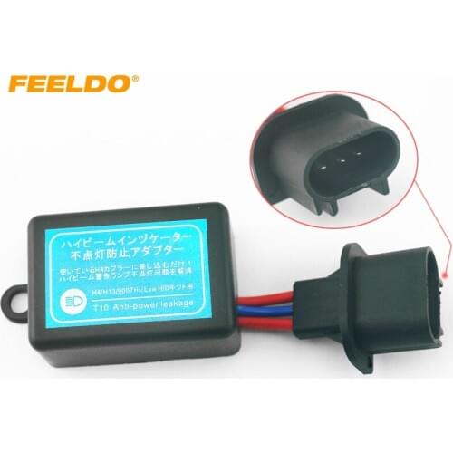 FEELDO 1PC Car H13 HID NO Error Warning Canceller Anti-power Leakage Module Load Resistor no Flickering DC12V #HQ4224