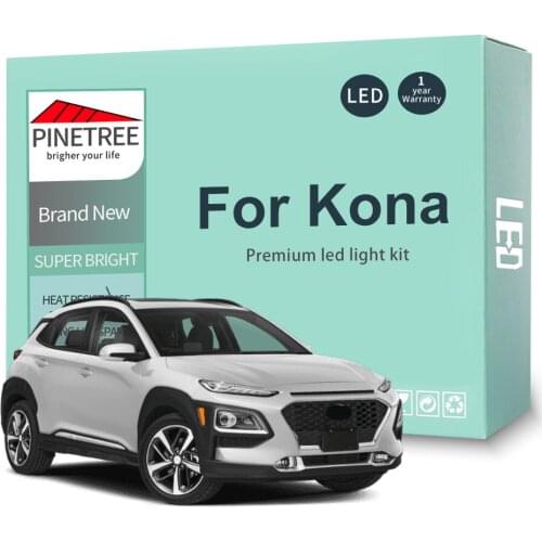 13 Led Interior Light Kit For Hyundai Kona 2017 2018 2019 2020 2021 LED Bulbs Dome Map Reading Canbus