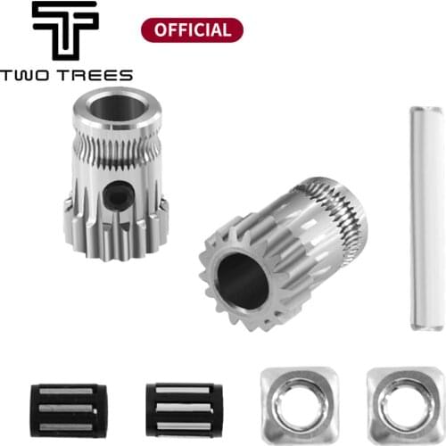 Drivegear kit dual drive gear extruder kit Cloned Btech upgrade for extruder for Prusa i3 3d printer gear Mini Bowden Extruder