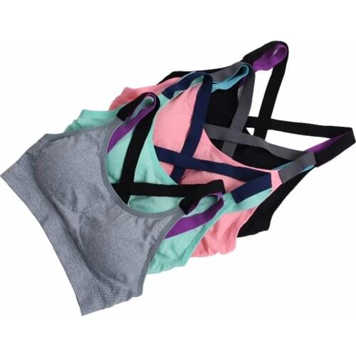 New Sports Bra Women Sexy Gym Fitness Sport High Intensity Outdoors Shockproof Running Sport Top Breathable Fitness Bra