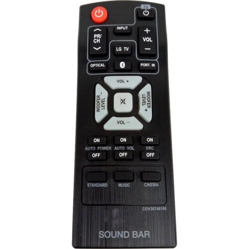 New Generic Original Remote Control FOR LG SOUND BAR Remote COV30748160 NB2540 NB2540A Fernbedienung