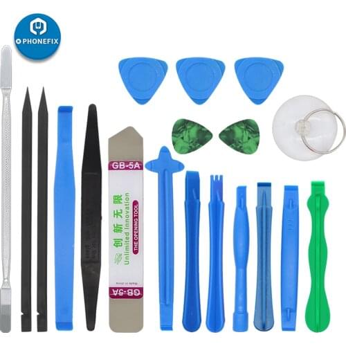 19pcs Plastic Spudger Prying Tool Blade Suction Cup Opener LCD Screen Repair Kit Opening Repair for iPhone Electronics Tool