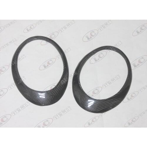 Fit for Porsche 997 911 GT3 carbon fibre headlamp shade lamp eyebrow refitting lamp shade headlamp frame