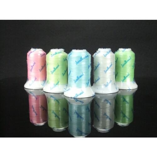 Polyester Machine Sewing Embroidery Thread Filament Luminery Thread Moon Light Thread 500m*25 , 150d/2 ,18 Grams Eco-Friendly