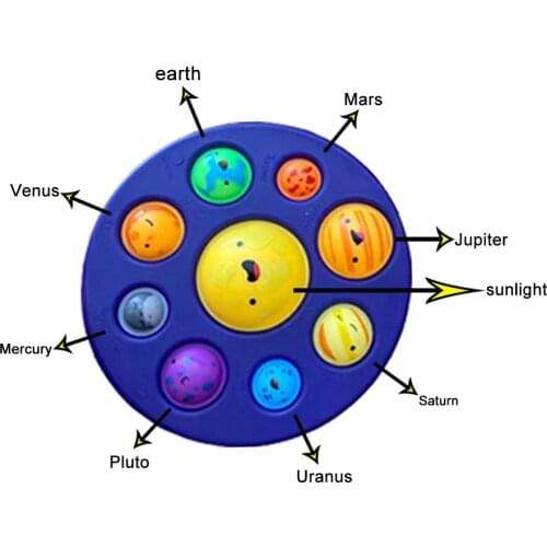 Finger Push Bubble Kneading Decompression Squeeze Toy Silicone Fingertips Anti-Stress Sensory Puzzle Toy for Kids Gift