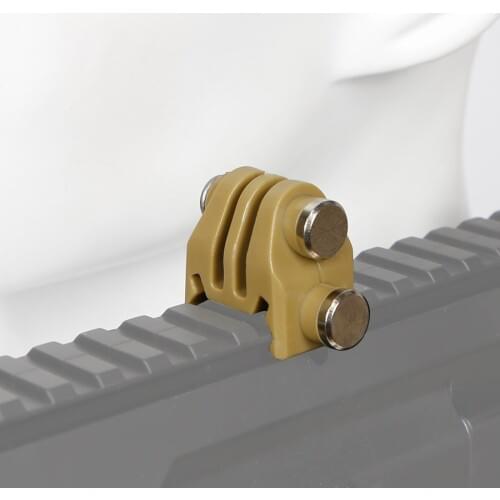 Rail Mount Adapter for Picatinny Airsoft Rifle Laser Mount for GoPro EKEN For OSMO Action Camera Shooting Photography Accessory