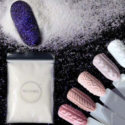 10g Christmas Nail Art Sugar Powder Snow Candy Sweater Yarn Powder Nail Pigment Dust Nail Decorations Gel Polish Manicure Tips